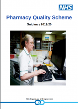 Pharmacy Quality Scheme guidance 2019/20